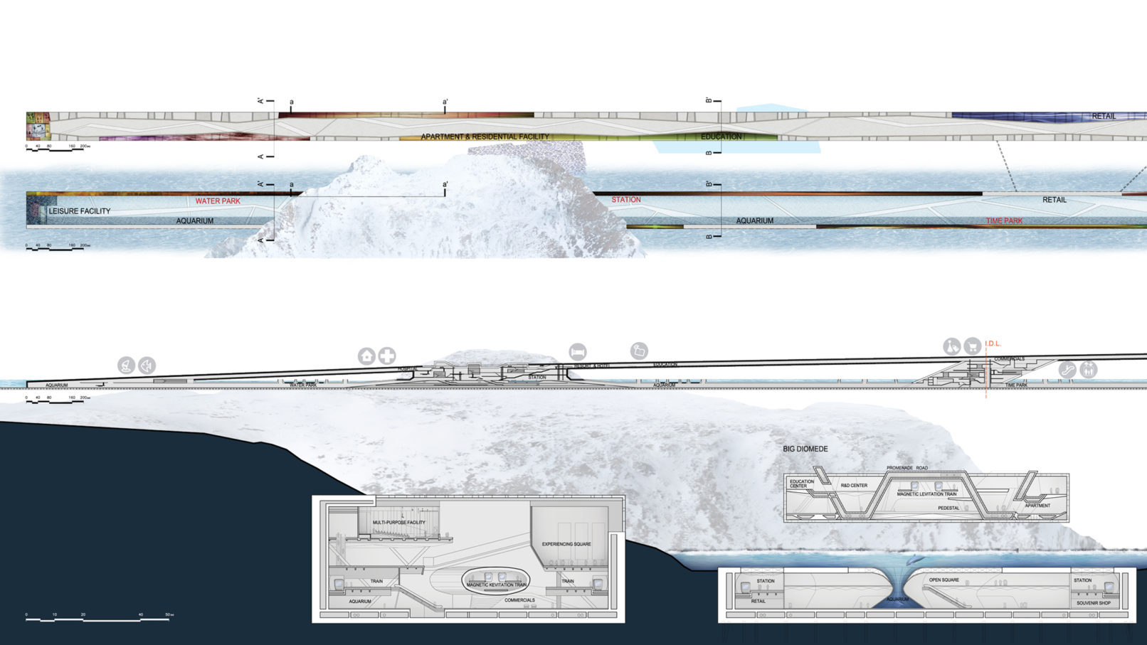 Behring Project Imprinted Time, International Ideas Competition for the Bering Strait ...