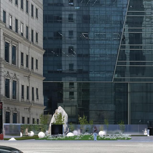 BLOOMING CLOUDS
도심 속에 피어오른 구름
Cultural Center Design in Teheran-ro, Gangnam-gu, Seoul, Korea
서울특별시 강남구 대치동 945-2, 3, 4 필지에 증축된 근린생활시설
<<빗썸나눔센터>>
In the complex and bleak Teheran-ro of Gangnam, we proposed an ‘urban oasis’ where tired city dwellers can catch their breath and recharge, through an exterior design that is fresh and innovative, and outdoor spaces that express comfort and mystery. This concept helps establish a new identity for the Gangnam area.
복잡하고 삭막한 강남 테헤란로에 산뜻하고 참신한 외관 디자인과 편안함과 신비함을 드러내는 외부공간을 통해 지친 도시민들이 숨을 고르고 재충전할 수 있는 ‘도심 속 오아시스’를 제안하여 강남일대에 새로운 아이덴티티를 구축하였습니다.
The building’s Cloud Facade evokes the imagery of water and clouds, reminiscent of an oasis mirage shimmering in the vast desert. The balloons nestled between the scaffolding structures symbolize hope and evoke the image of a floating oasis, a dream suspended and hovering in the sky.
건물의 Cloud Facade는 사막의 오아시스를 연상시키는 물과 구름의 이미지를 형상화하고 있습니다. 구조물 사이 사이에 자리잡은 풍선들은 희망을 상징하며, 신기루 현상과 같이 하늘에 떠 있는 오아시스의 환영을 연상시킵니다. 
From illusion to a tangible reality
We often speak of “chasing mirages” as a metaphor for pursuing the unattainable. Yet imagine the exciting moment of realization that the distant mirage you once beheld is no illusion, but a tangible piece of reality. The Mirror Wall surrounding the outdoor space serves as a medium, blurring the line between reality and illusion, inviting visitors to step into a world where dreams and reality intertwine.
환상적인 것을 비유적으로 말할 때 “신기루를 쫓는다”라고 얘기합니다. 하지만 멀리서 바라보았던 신기루가 환상이 아닌, 현실의 일부라는 것을 깨닫는 순간 우리가 느낄 수 있는 희열을 상상해보았습니다. Cloud Facade 옆의 외부공간을 둘러싸고 있는 Mirror Wall 은 이렇듯, 현실과 환영의 경계를 모호하게 해주는 매개체의 역할을 합니다. 
2024년 12월 준공 
Built on December, 2025 
Team : Seonwook Jo, Myungsoo Ha, Myungjin Kim, Taerim kim, Yoonha Shin
#에스에스피건축사사무소 #건축가박성기 #박성기 #건축가 #건축 #디자인 #건축사 #건축디자인 #젊은건축가 #팝업 #건축계획 #근린생활시설 #근생건축 #강남구 #대치동 #studiosunggipark #ssp #sspdss #architect #architecture #architecturaldesigner #youngarchitect #NeighborhoodFacilities #popup #installation #mirrorinstallation #balloonart #ballooninstallation #bithumb_official #bithumb