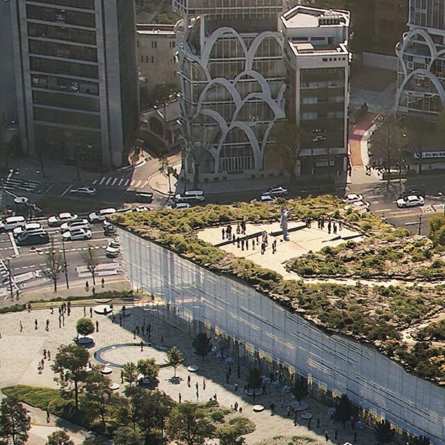 CONTINUOUS STRATA OF TIME
시간의 틈새로 마주한 역사

Lee Kun-hee Museum International Design Competition Entry (Top 10)
이건희 기증관 건립 공사 설계공모 '참가작 - Top 10'

Unprecedented Public Figure, Uncovering the Past, 'Continuous Strata of Time' Seeing the Present and the Future.
한 번도 본 적없는 새로운 박물관의 유형, 과거를 통하여 '연속된 시간의 켜' 현재와 미래를 바라보다.

We focused on the symbolism of the land in Songhyeon-dong, located at the center of Seoul's history and culture.
The layer of time was made part of the exhibition by utilizing the strata of the land that were revealed during the construction process for the construction of the donation hall. 
We propose an architectural type that provides a new exhibition experience that has never been seen before in Korea or the world.
While viewing the exhibition, visitors can look back on the history of the land that holds memories of the past. 

-Some excerpts from submission text-

서울의 역사와 문화의 중심에 위치한 송현동 대지의 상징성에 초점을 두었습니다.
기증관 건립 공사를 위한 건축행위 과정에서 드러나는 땅의 지층을 그대로 살려 시간의 켜를 전시의 일부로 만들고, 
국내에서도, 세계에서도 한번도 본 적 없는 새로운 전시 경험을 제공하는 건축 유형을 제안합니다.
관람객들은 전시를 관람하는 내내 과거의 기억을 품고있는 대지의 역사를 되돌아 볼 수 있습니다. (일부발췌)

-본문 일부 발췌-

Images courtesy by @mosaika.cc & by @studiosunggipark

Team: Sunwook Jo, Myoungjin Kim, Antonio Cortesão Caldeira, Yoonha shin, 2024 STA 4th year SSP Studio Students (서울과학기술대학교 4학년 스튜디오 - 설계교수 박성기)
@clark____03 @_hmmhomhum @rglz_rglz @shinsal_mon

#에스에스피건축사사무소 #건축가박성기 #박성기 #건축가 #젊은건축가 #건축계획 #이건희기증관 #건축사사무소 #건축 #디자인 #건축사
#studiosunggipark #ssp #sspdss #youngarchitect #architecture #architect #architecturaldesigner #museum #museumdesign #competition #architecturalcompetition #top10